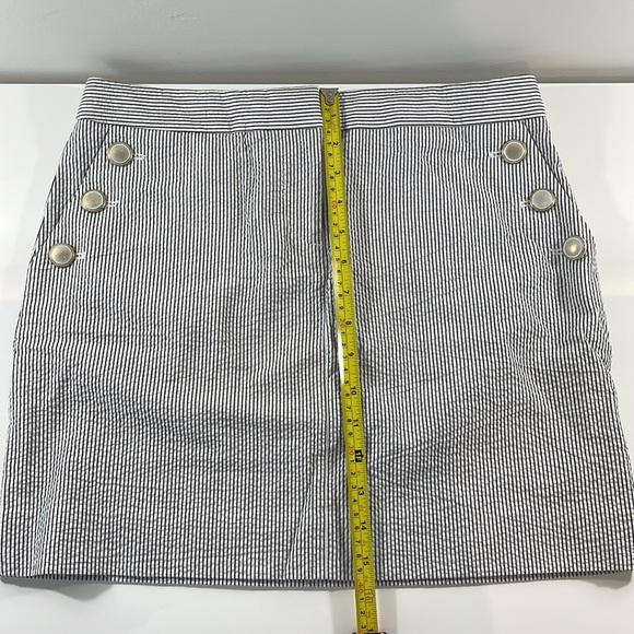J.Crew Seersucker pinstripe skirt - Picture 7 of 7